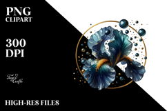 Abstract Iris PNG Product Image 2