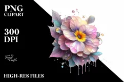 Shiny Primrose Clipart, Transparent PNG Product Image 1
