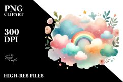 Simple Washed Cloud PNG Product Image 2