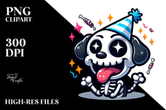 Silly Party Hat Puppy-Dog PNG Product Image 2