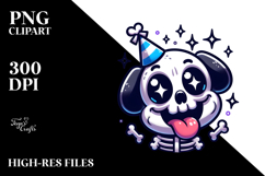Silly Party Hat Puppy-Dog PNG Product Image 2
