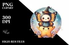 dressed for Halloween Baby Butterfly PNG Product Image 1
