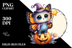 dressed for Halloween Baby Butterfly PNG Product Image 2