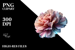 Glossy Carnation Abstract PNG Product Image 2