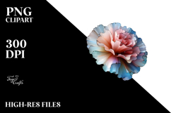Glossy Carnation Abstract PNG Product Image 2