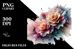 Glossy Carnation Abstract PNG Product Image 2