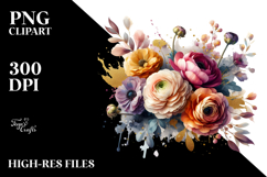 Colorfull Bouquet GOLD FOIL Product Image 2