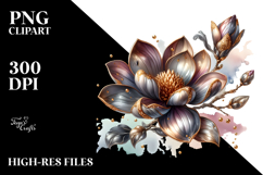 Detailed Shiny Magnolia Golden Insertions Product Image 2