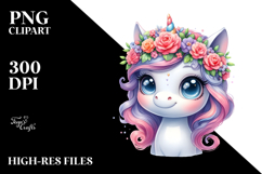 Cute Unicorn Style PNG Product Image 2