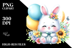 Colorful Small Baby Bunny Sleeping Product Image 2