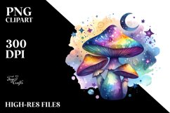 Colorful Celestial Watercolor Clipart Product Image 3