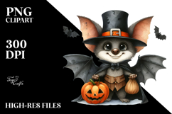 Funny Halloween Bat PNG Product Image 2