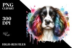 Colorful English Springer Spaniel Clipart Product Image 3