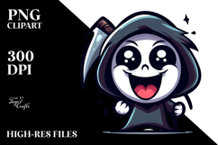 Cute Cartoon Reaper, Cartoon PNG Product Image 1