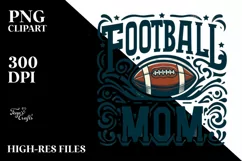 Vintage Football Mom on Canvas Edges Product Image 3
