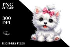 Happy West Highland White Terrier Sublimation Product Image 2