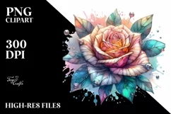 Wooden Rose Stained , Transparent PNG Product Image 3
