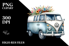 Vintage Van PNG Product Image 2