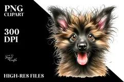 Watercolor Cute Malinois, Transparent PNG Product Image 2