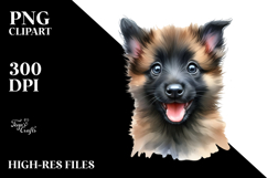 Baby Malinois with Crazy Fur, Transparent PNG Product Image 2