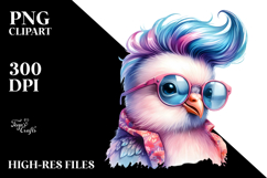 Cute Baby Dove Watercolor PNG Product Image 2