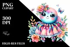 Colorful Smiling Cute Baby Spider | Sublimation | Clipart Product Image 3