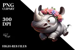 Cow with Party Hat, High-Res PNG Product Image 2