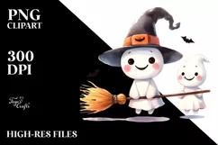 Funny Halloween Broomstick PNG Product Image 3