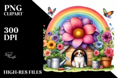 Watercolor Dog House | Clipart Product Image 3