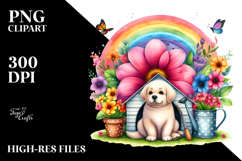 Watercolor Dog House | Clipart Product Image 2