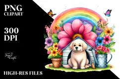 Watercolor Dog House | Clipart Product Image 2