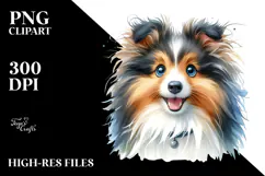 Creative Baby Shetland Sheepdog PNG Product Image 2