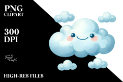 Smiling Cloud, Transparent PNG Product Image 2