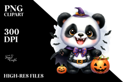 Baby Panda for Halloween, Transparent PNG Product Image 2