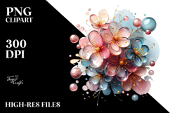 Abstract Cherry Blossom PNG Product Image 2