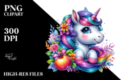 Vibrant Monkey with Flowers PNG Product Image 2