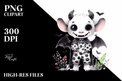 Gargoyle with Animal Print, Transparent PNG Product Image 3