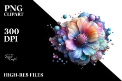 Vibrant Anemone Made of , PNG Product Image 1