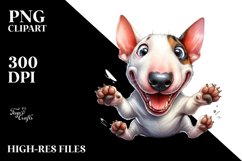 Funny Bull Terrier Sticker | Clipart Product Image 3