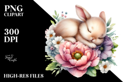 Whimsical Baby Bunny PNG Product Image 2