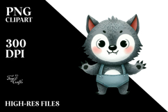 Funny Werewolf Clipart Product Image 2