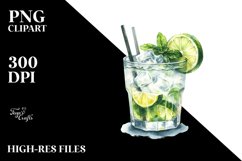 Watercolor Caipirinha Clipart Product Image 1