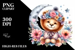 Colorful Smiling Cute Baby Lion Moon Product Image 3