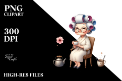 Watercolor Character, Tea Cup | Clipart Product Image 2