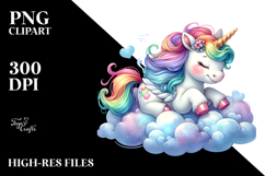 Colorful Baby Unicorn Cloud Puff Product Image 2