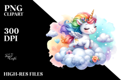 Colorful Baby Unicorn Cloud Puff Product Image 2