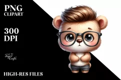 Baby Bear es Legs Standing | Sublimation Clipart Product Image 1