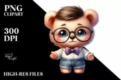 Baby Bear es Legs Standing | Sublimation Clipart Product Image 3