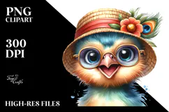 Colorful Peacock, Beach Style PNG Product Image 2