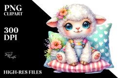 Cute Baby Lamb PNG Product Image 2